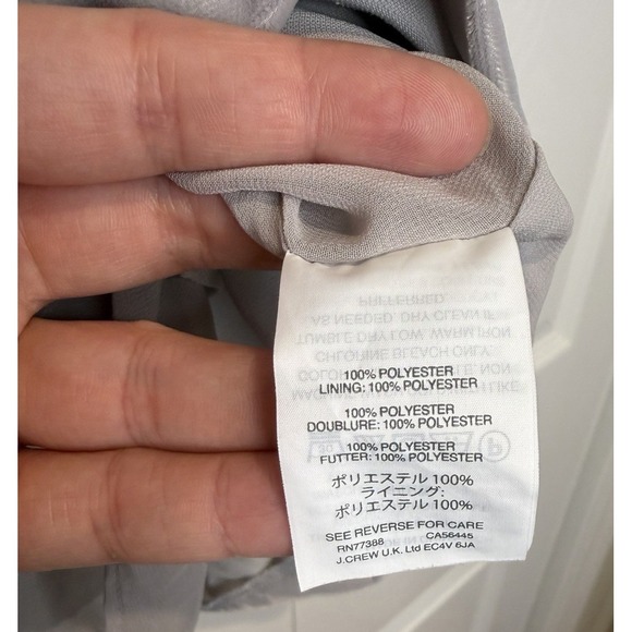 J Crew Womens Dainty Velvet Top‎ Size 8 Ruffle Fairy Coquette NYE Romantic Soft - Picture 12 of 16